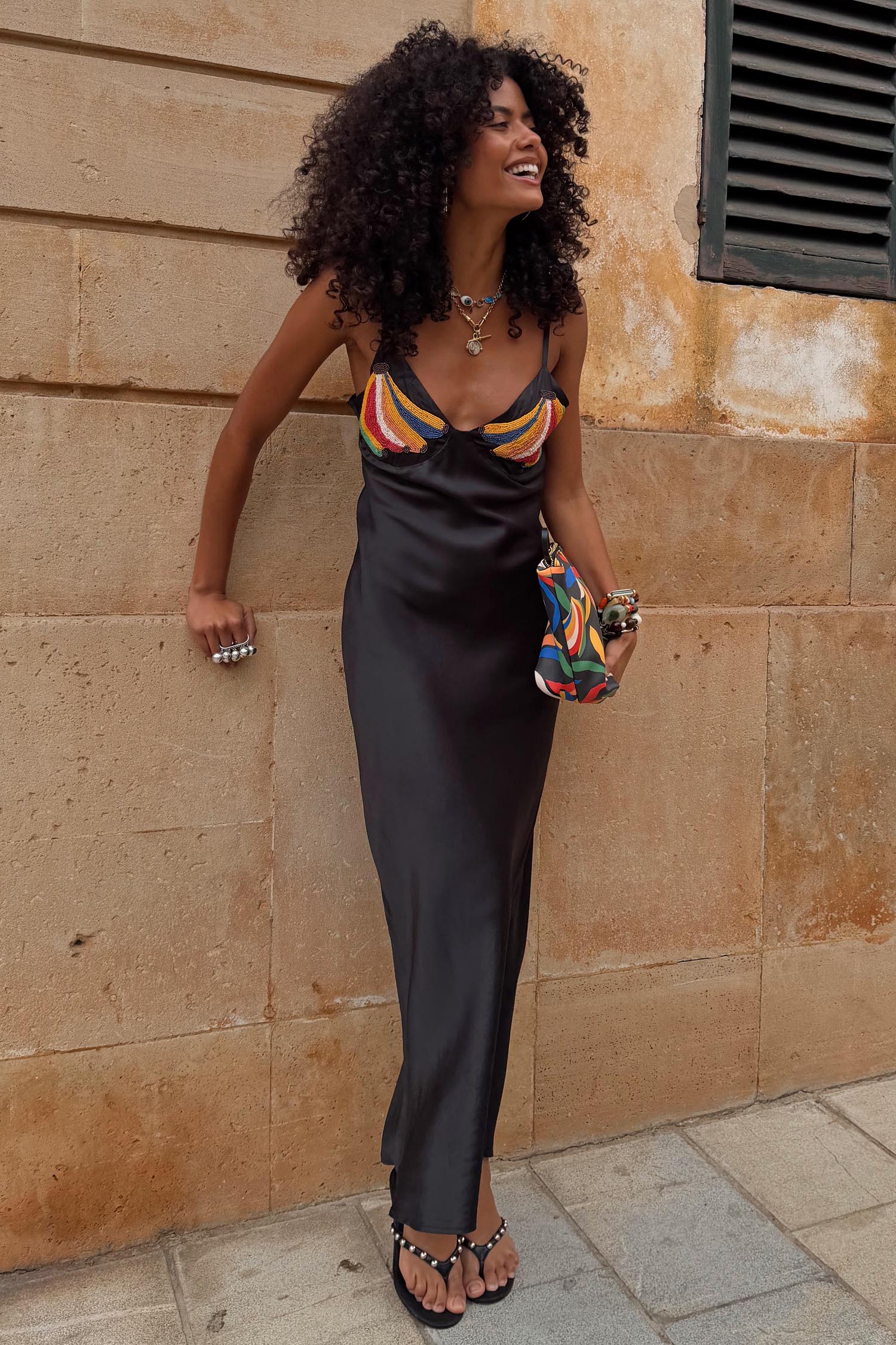 Banana Slip Dress - Image 4