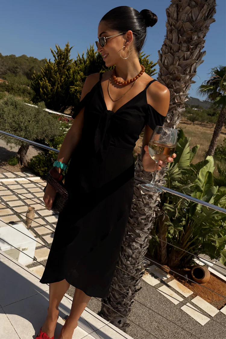 Black Cassie Dress - Image 10
