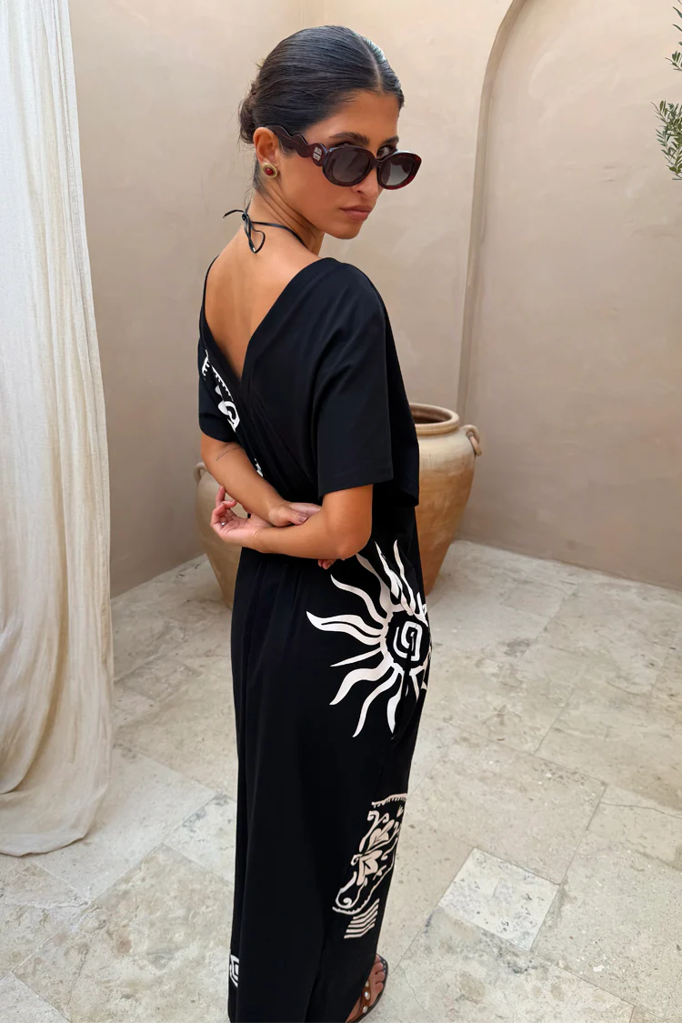 Black Dolce Vita T-Shirt Dress - Image 5
