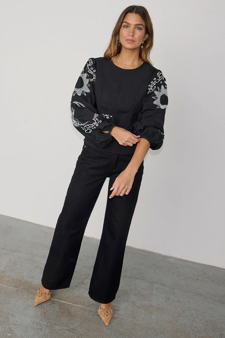 Black Enchanted Lillie Top - Image 2