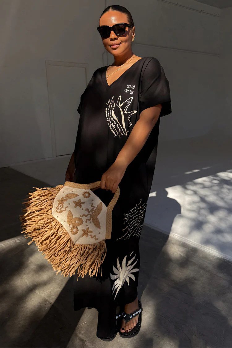 Black Palma T Shirt Dress - Image 3