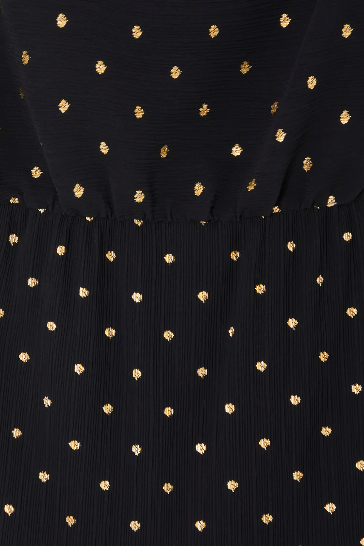Black Plisse Mini Tilly Dress - Image 14
