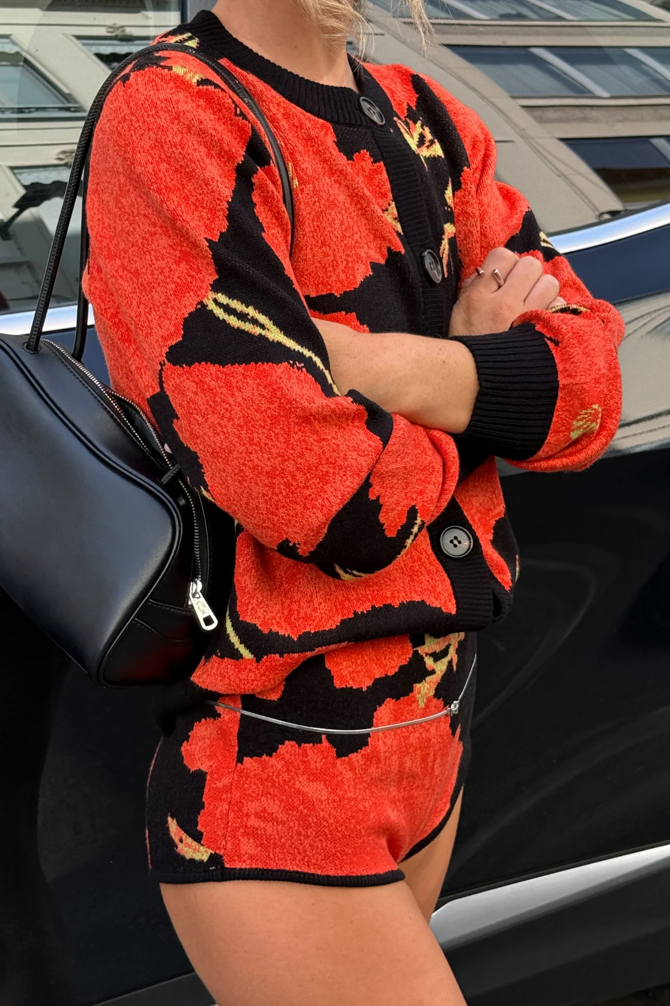 Black Poppy Cardigan - Image 4