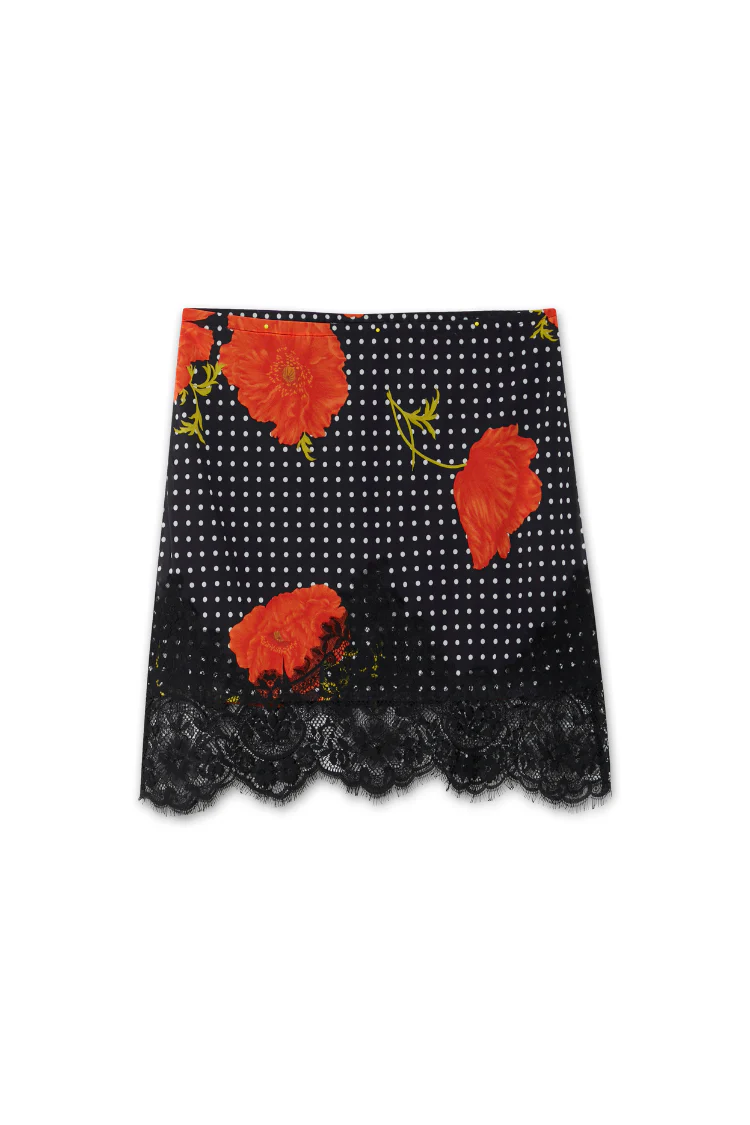 Black Poppy Mini Maeva Skirt - Image 8