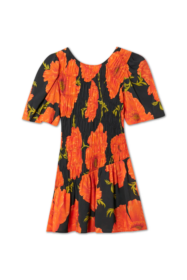 Black Poppy Mini Nara Dress - Image 9