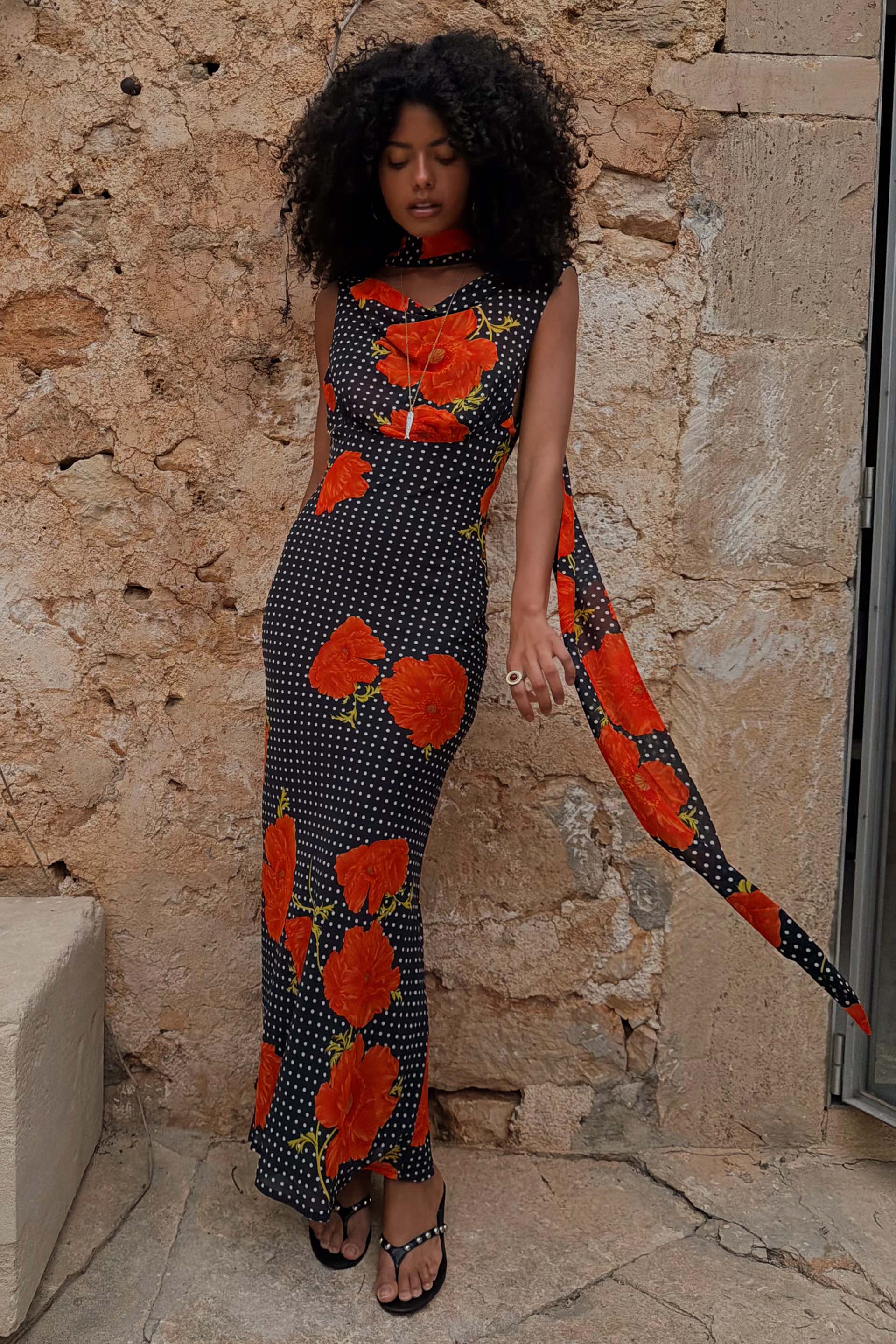 Black Poppy Sophie Dress - Image 4