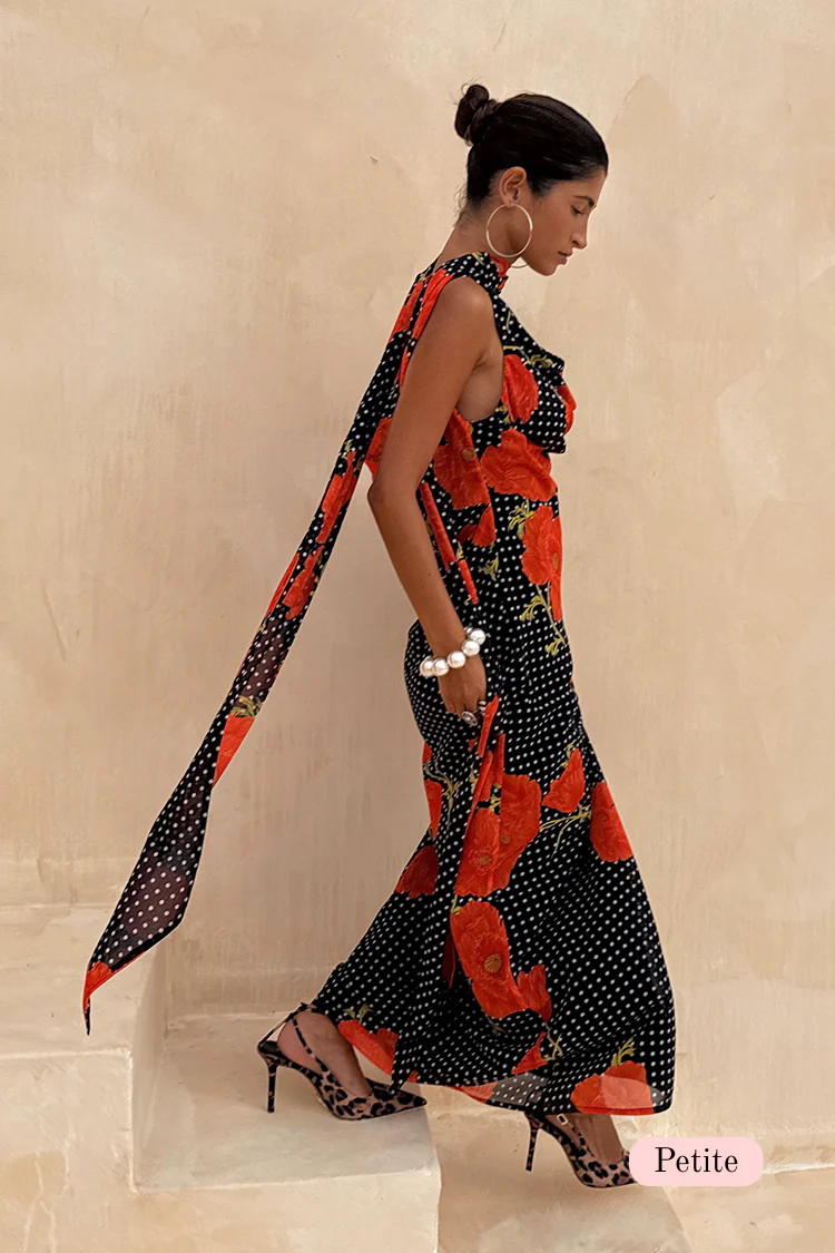 Black Poppy Sophie Dress Petite - Image 2