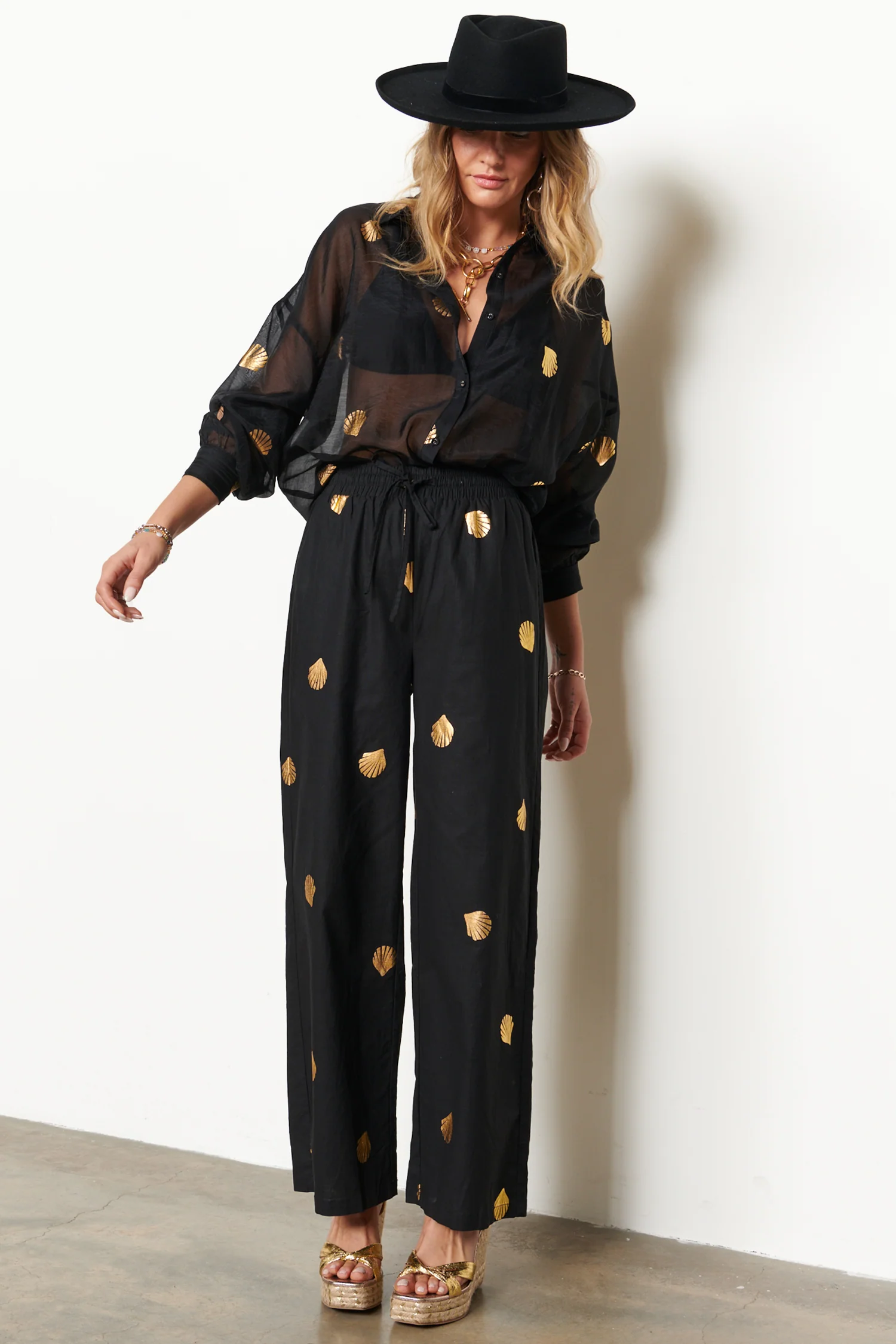 Black Shell Demi Trousers - Image 3