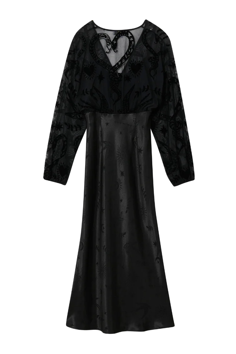 Black Swallow Romance Emma Dress - Image 15