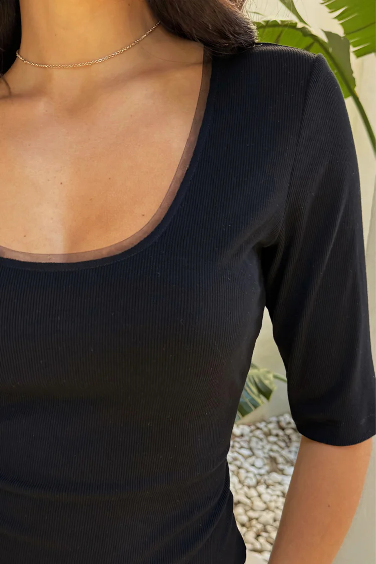 Black Teddy T-Shirt - Image 4
