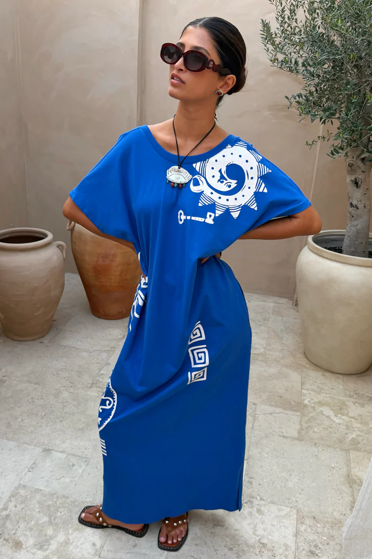 Blue Dolce Vita T-Shirt Dress - Image 4