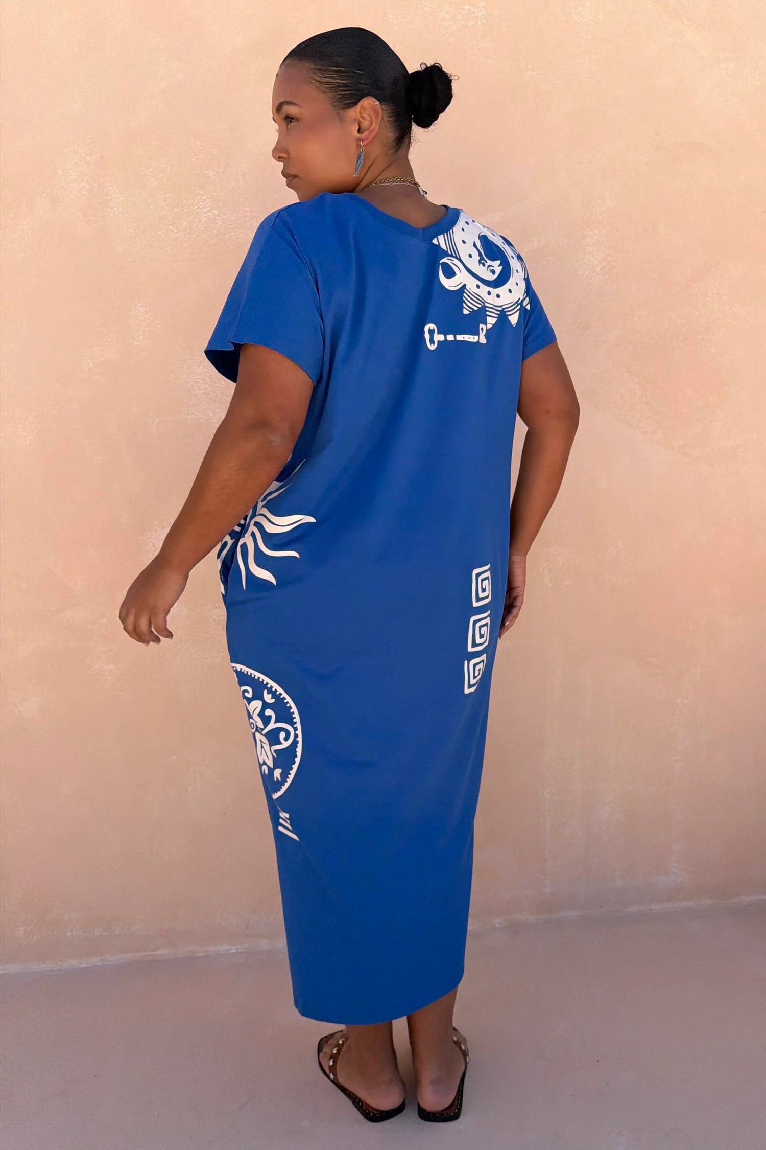 Blue Dolce Vita T-Shirt Dress - Image 5