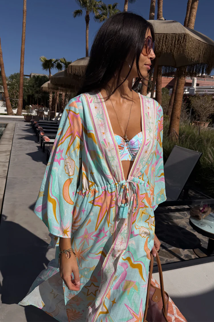 Blue Dreamer Maxi Kimono - Image 8