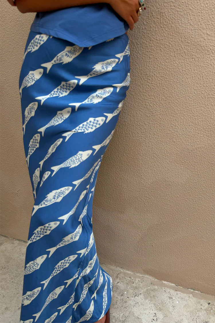Blue Marina Dorris Skirt - Image 3