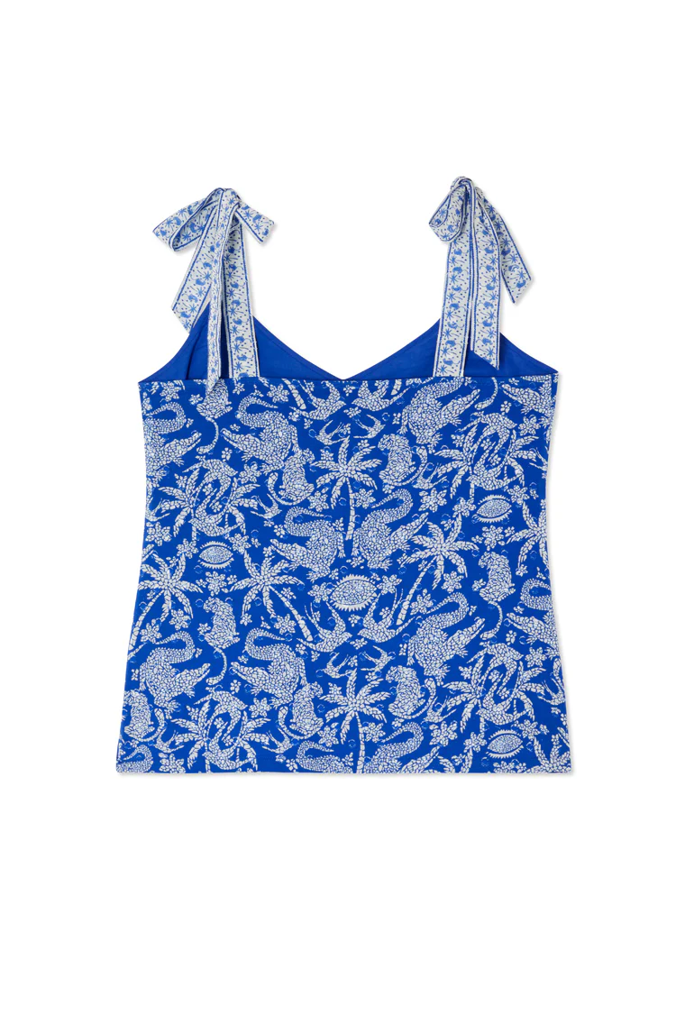 Blue Mosaic Cami Top - Image 7