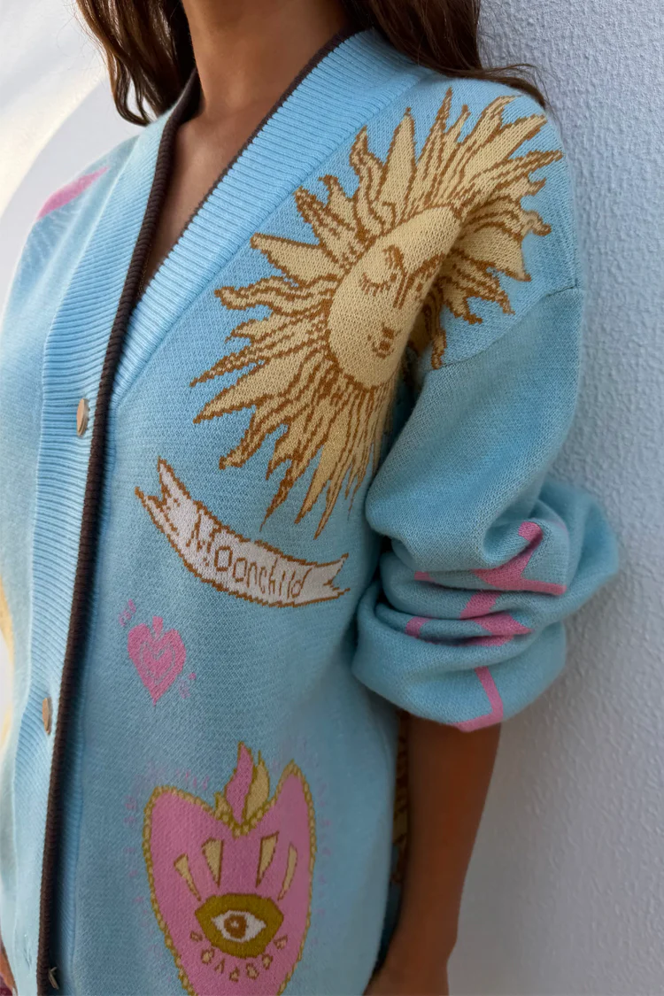 Blue Mystical Cardigan - Image 10
