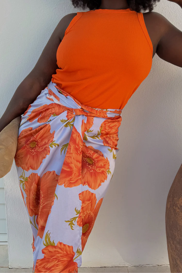 Blue Poppy Jaspre Skirt - Image 4
