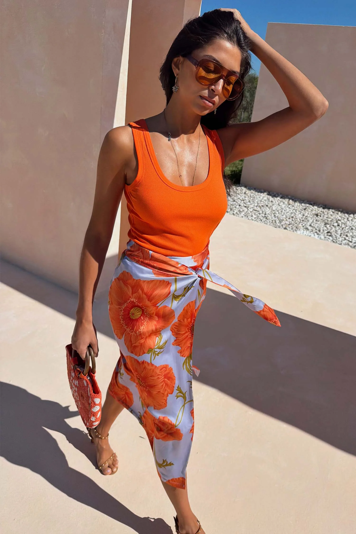 Blue Poppy Jaspre Skirt - Image 5