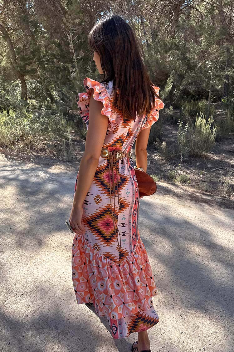 Bridget Print Frida Dress - Image 3