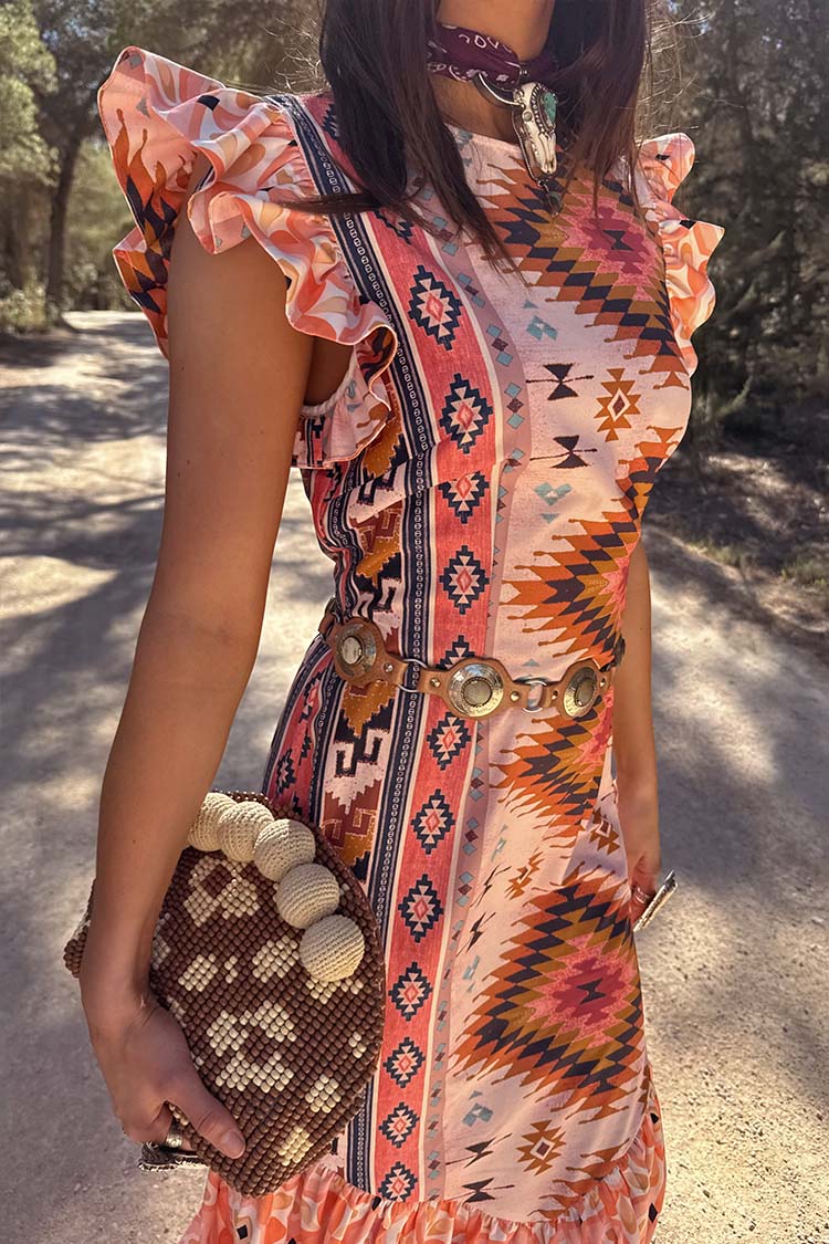 Bridget Print Frida Dress - Image 6