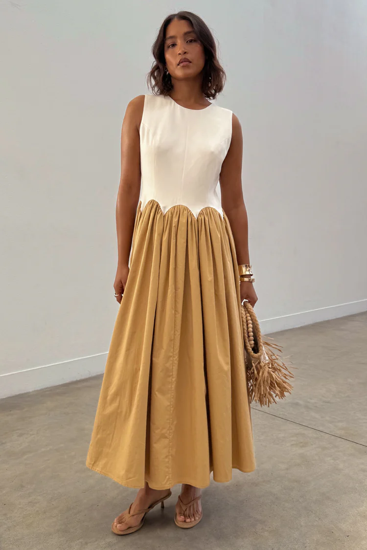 Camel Monika Dress - Image 2