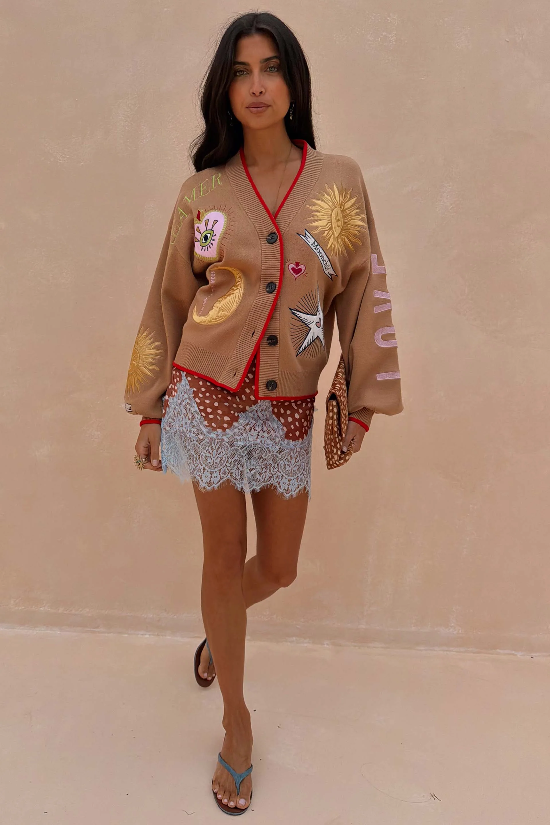 Camel Mystical Cardigan - Image 2