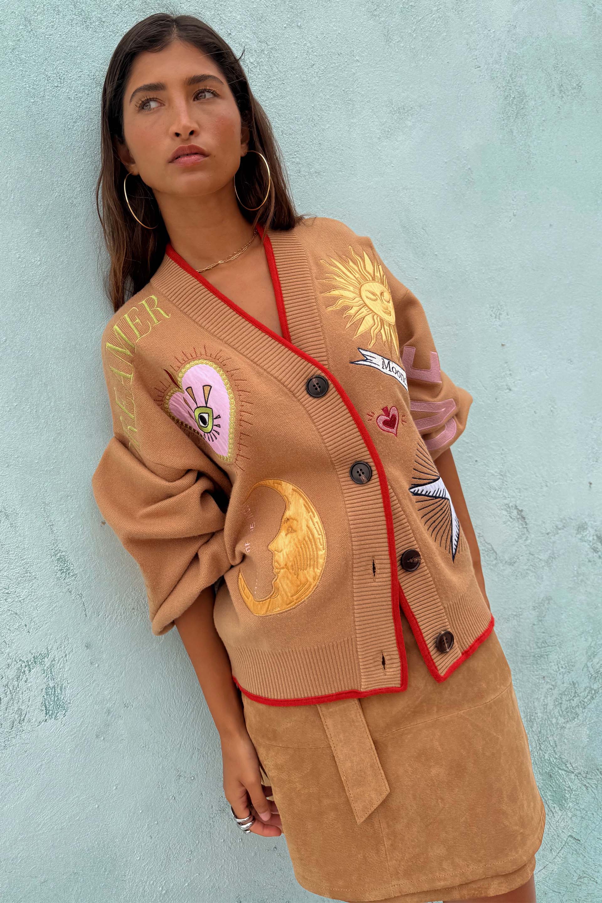 Camel Mystical Cardigan - Image 8