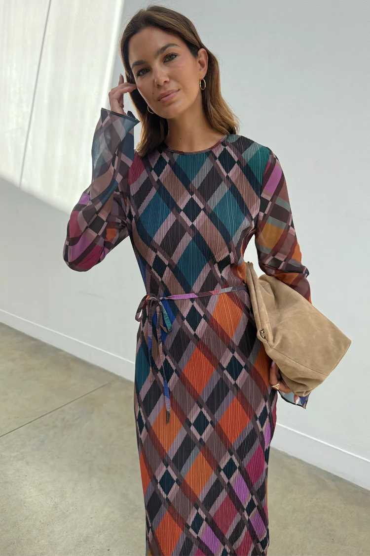 Check Soho Dress - Image 6