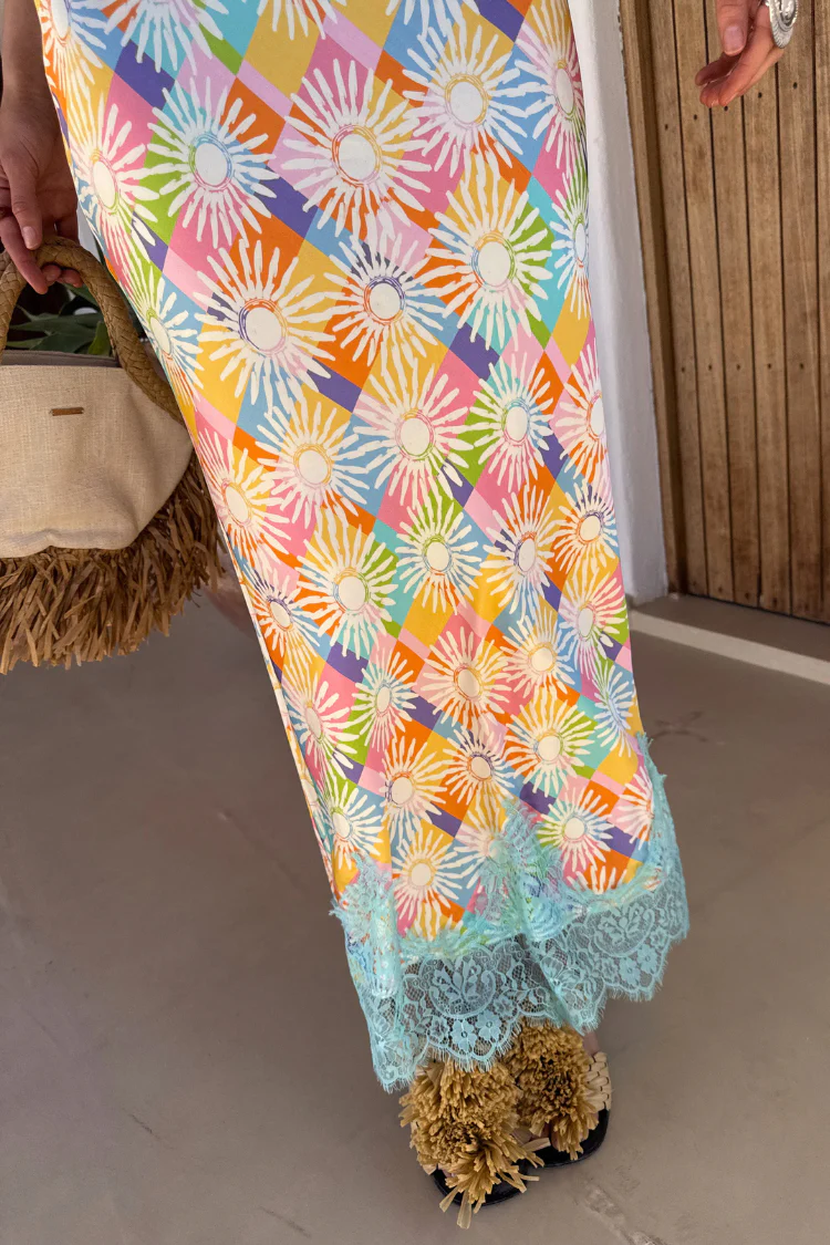 Check Sun Patti Dress - Image 8