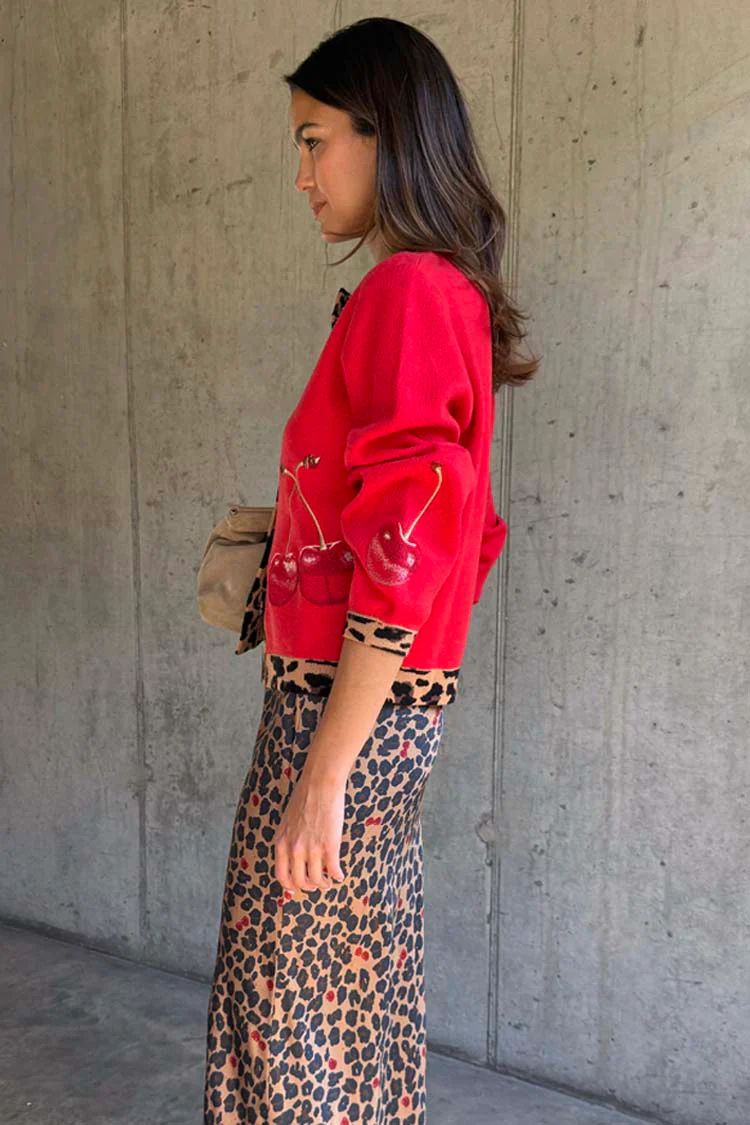 Cherry Holly Cardigan - Image 4