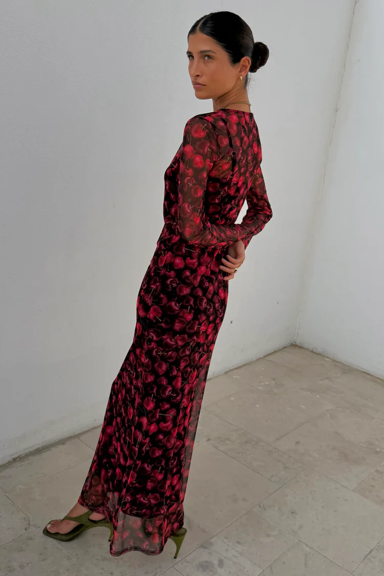 Cherry Mesh Soho Dress - Image 5