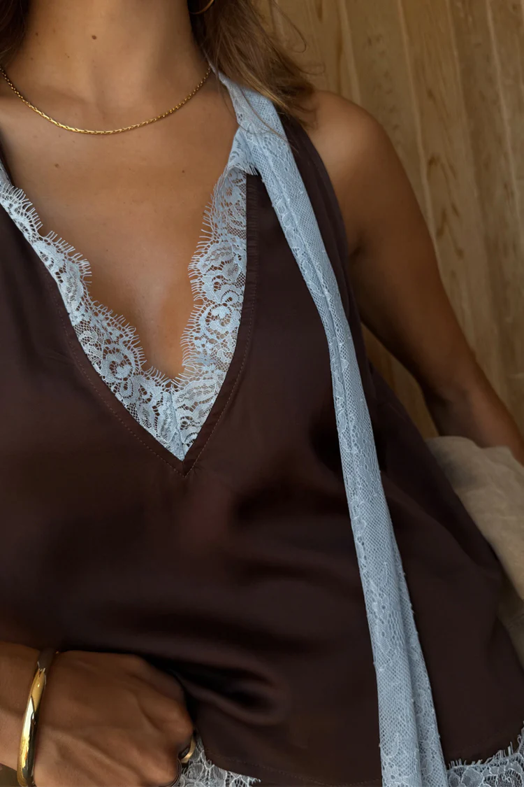 Chocolate Blue Lace Top - Image 12