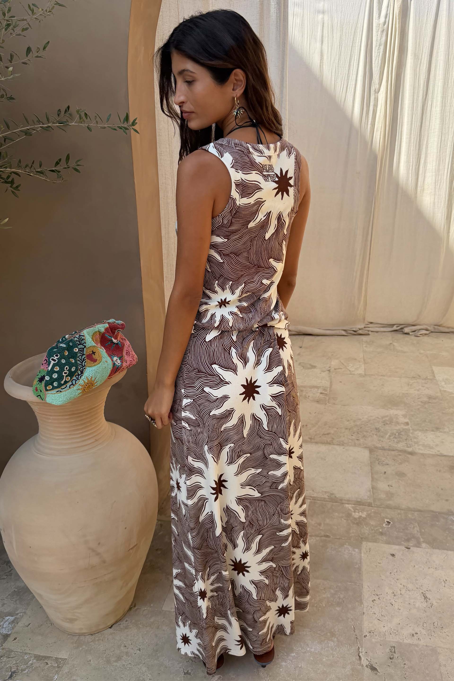 Chocolate Soleil Rib Tank - Image 6