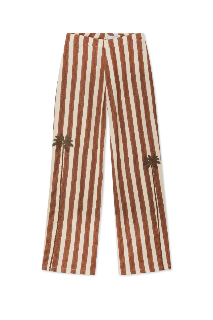 Chocolate Stripe Trousers - Image 10