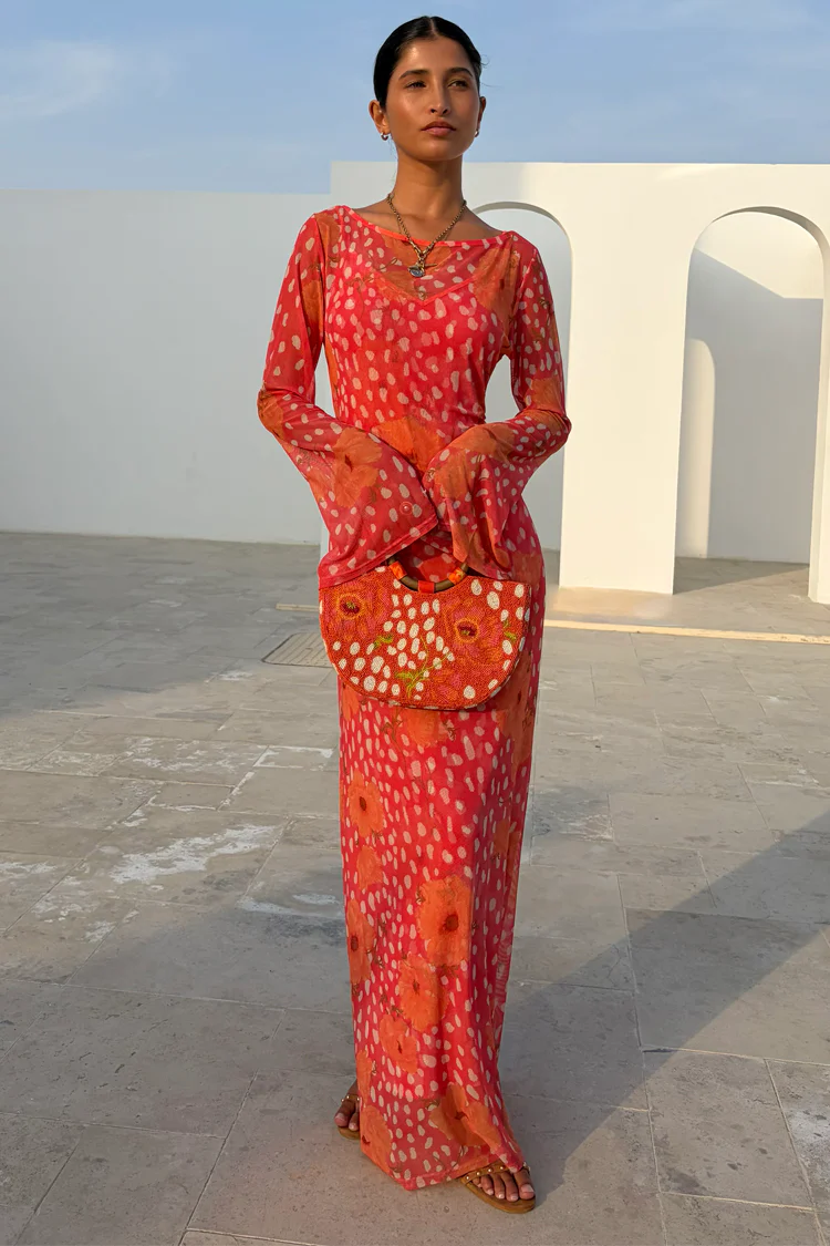 Coral Fawn Poppy Aria Dress - Image 5