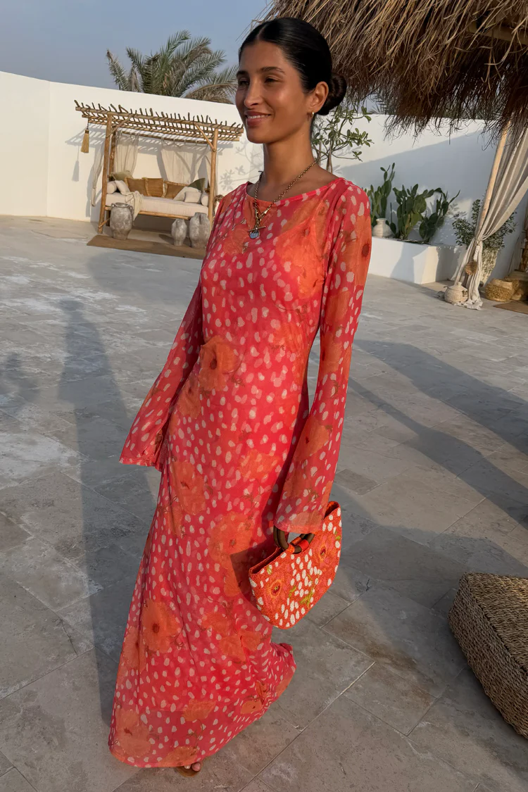 Coral Fawn Poppy Aria Dress - Image 6