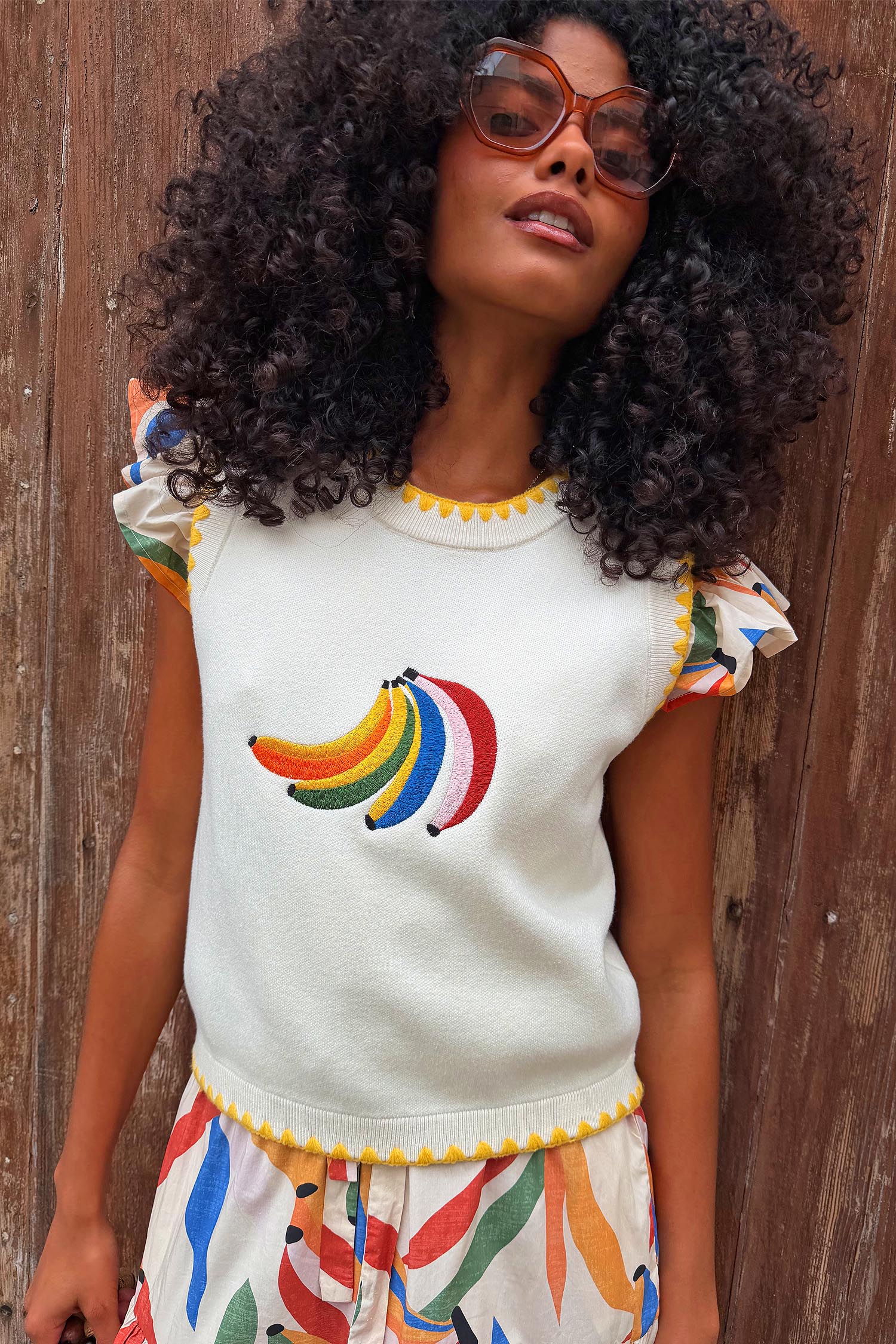 Cream Banana Tank - Image 2