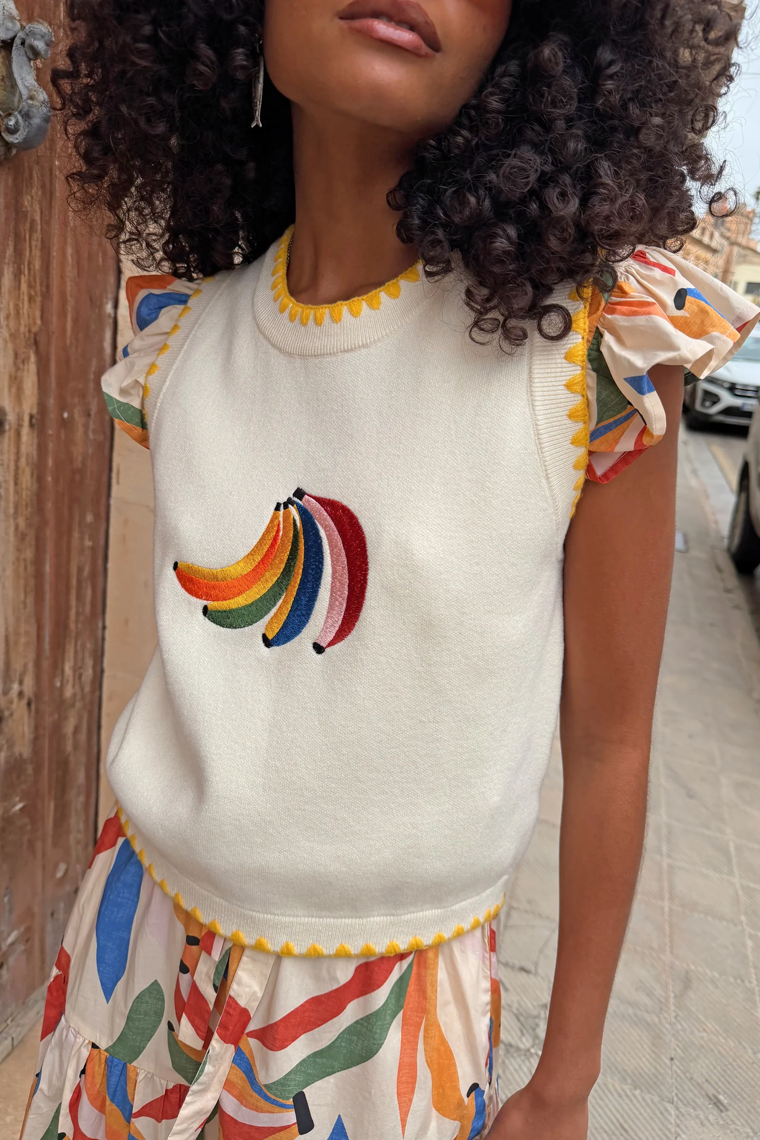 Cream Banana Tank - Image 6
