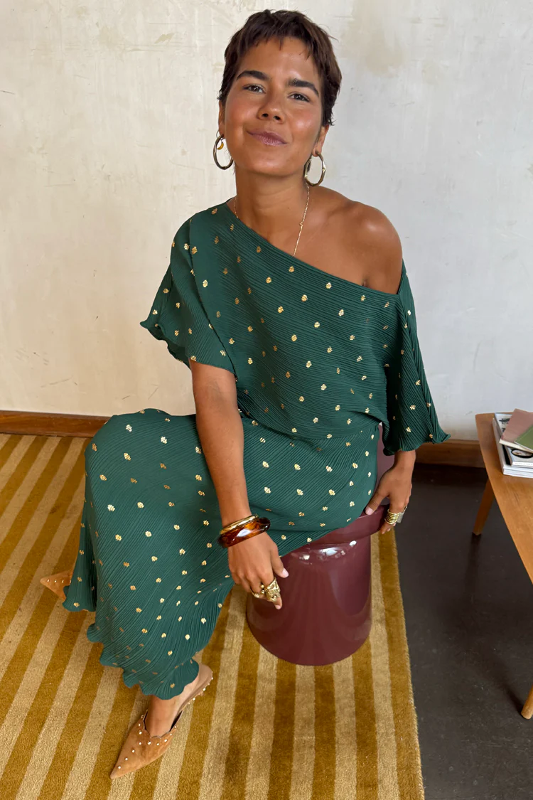 Dark Green Tilly Dress Petite - Image 6