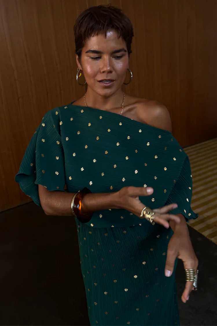 Dark Green Tilly Dress Petite - Image 7