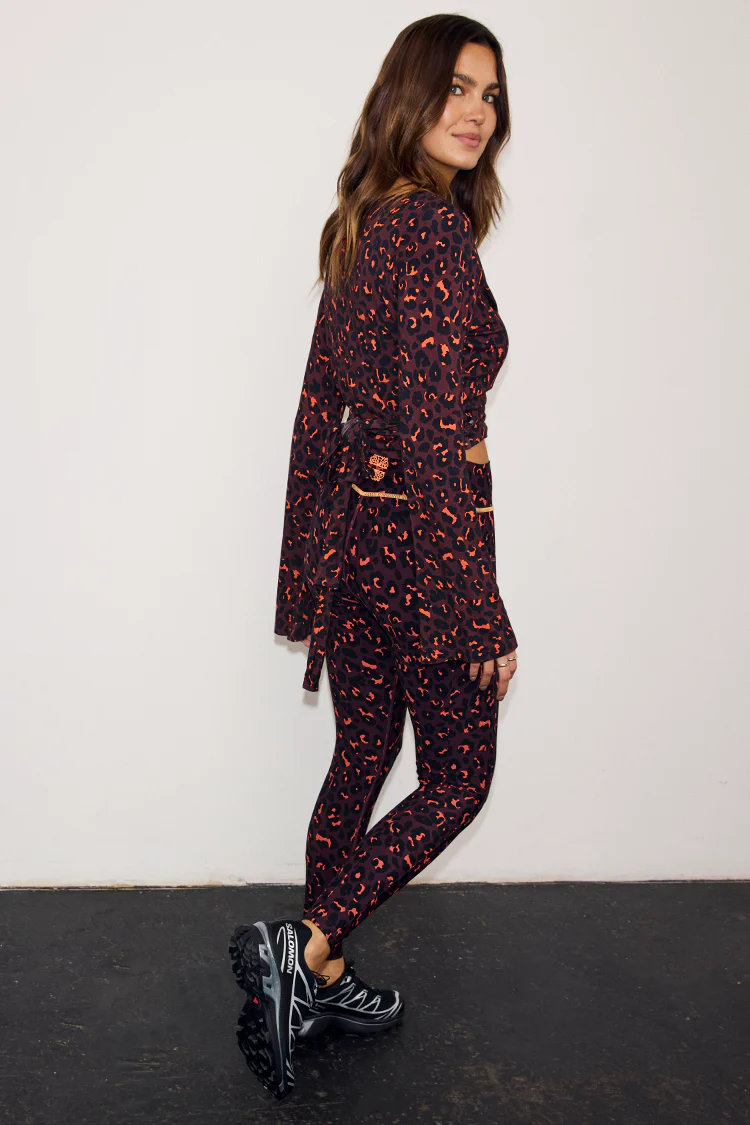 Dark Leopard Leggings - Image 6