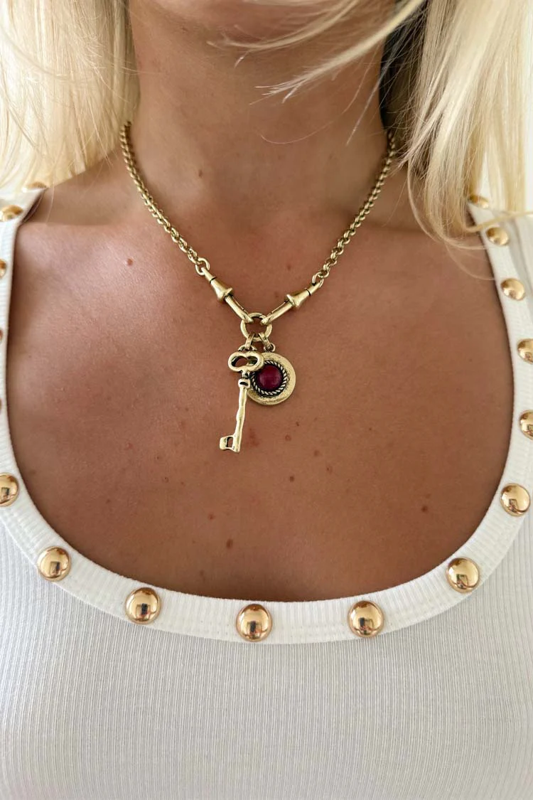 Deloris Key Necklace - Image 2