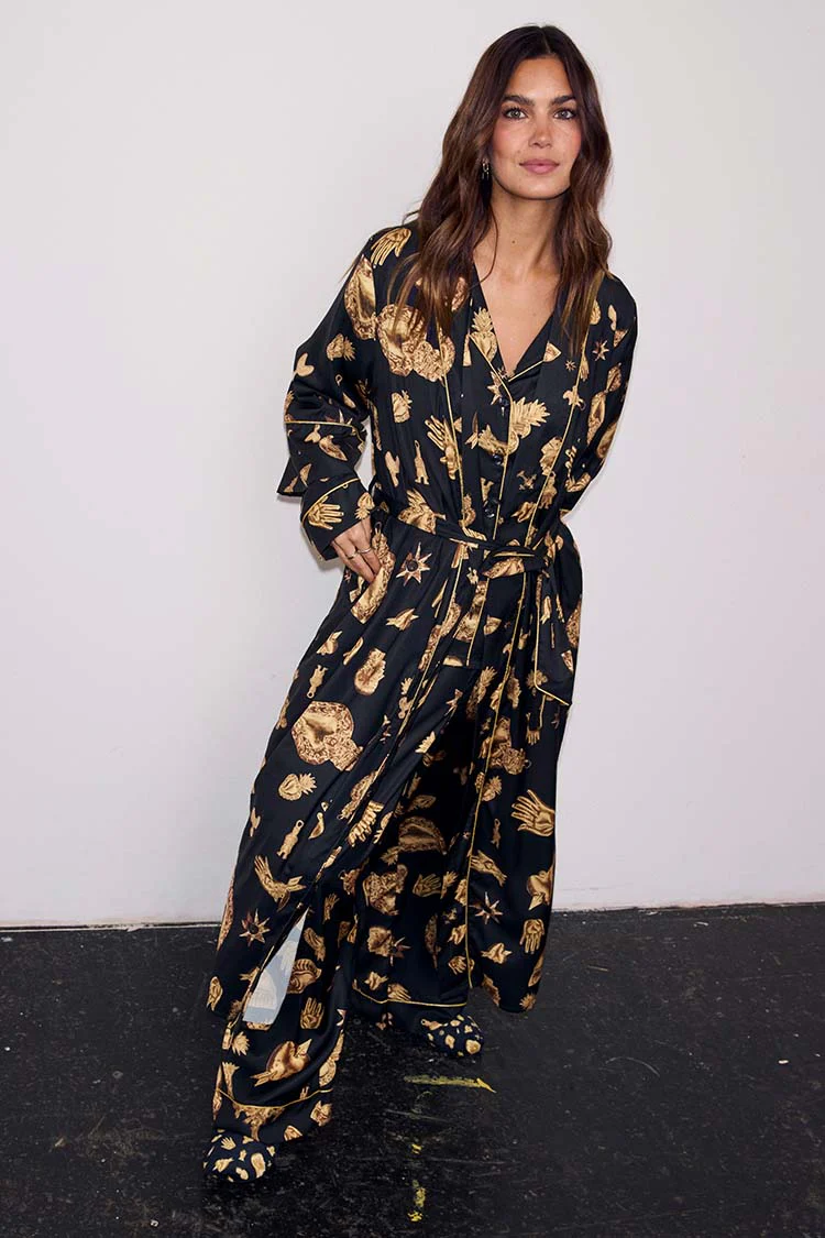 Deloris Satin Robe - Image 3