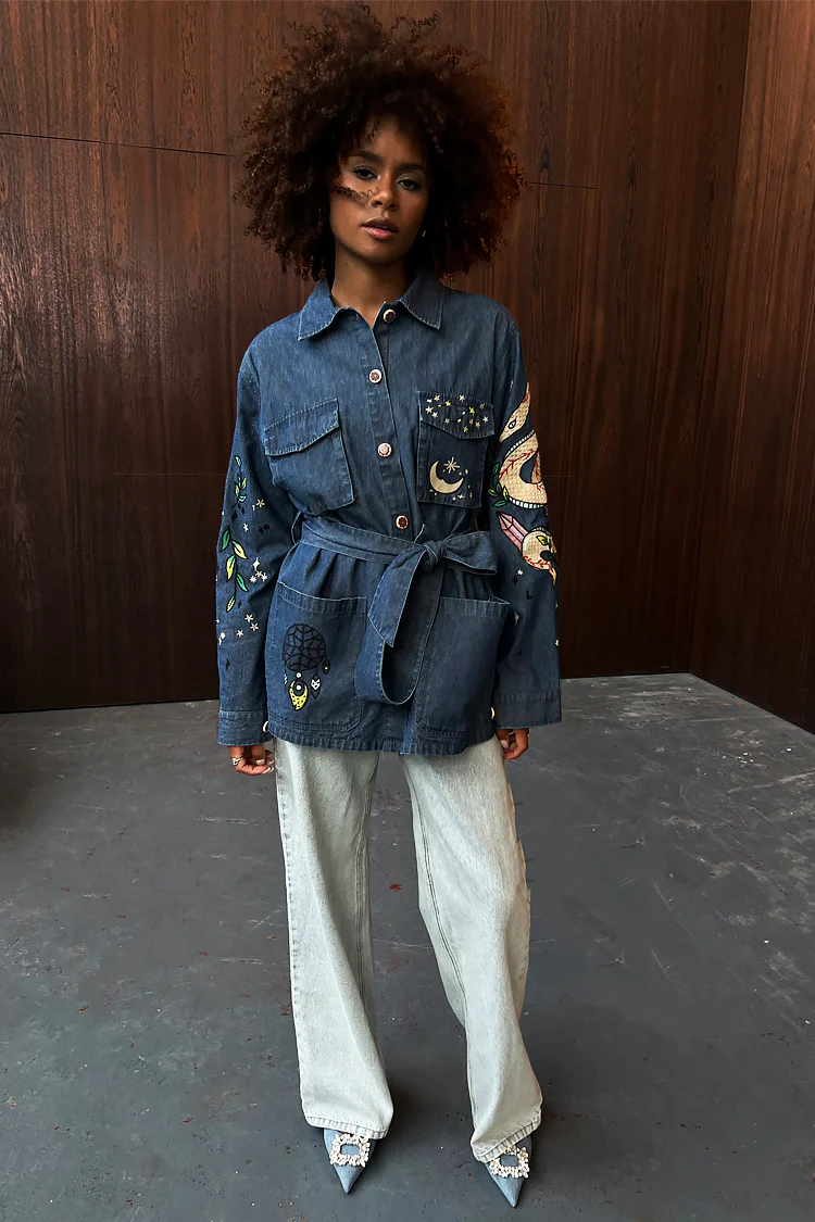 Denim Manifestation Jacket - Image 4