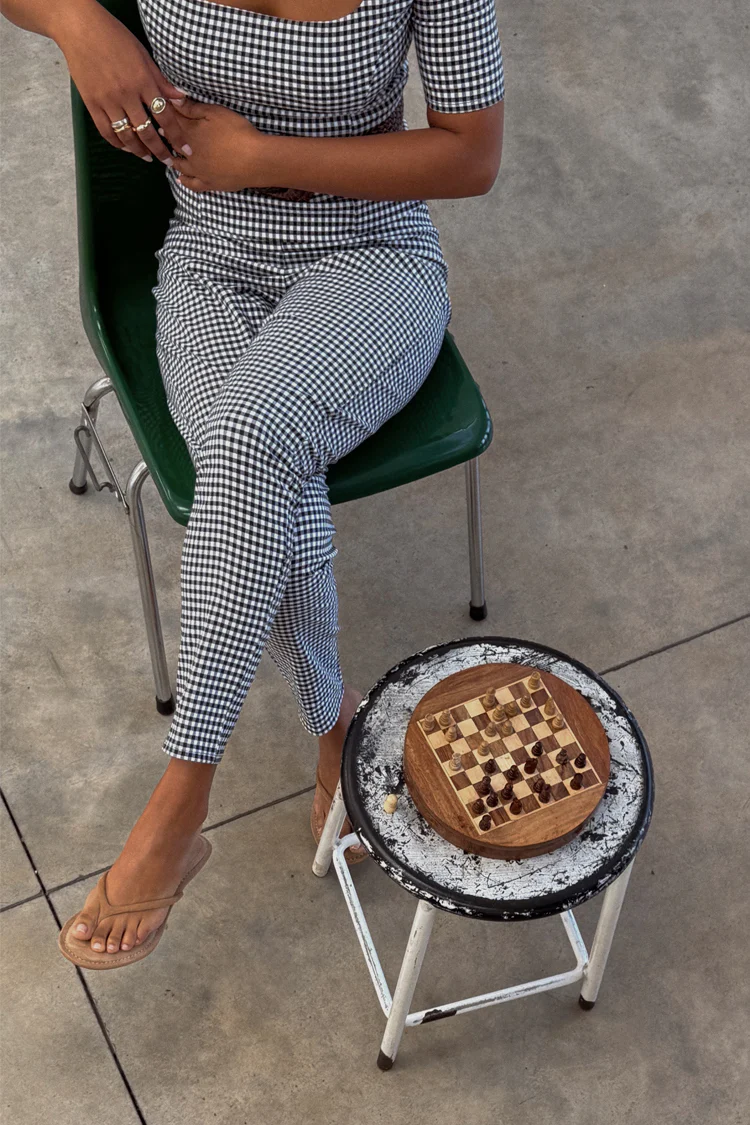 Gingham Trousers - Image 2