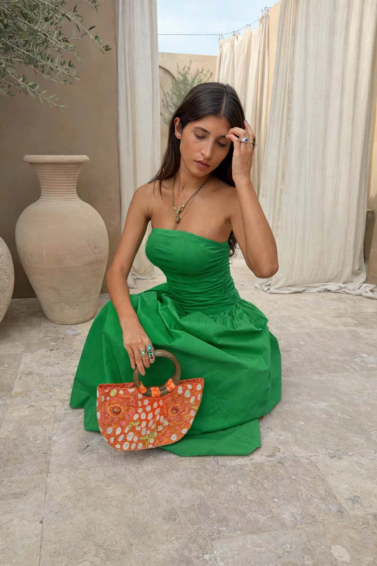 Green Lola Mid-axi Dress - Image 4