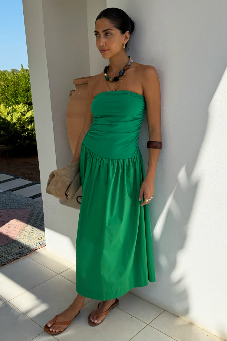 Green Lola Mid-axi Dress - Image 5