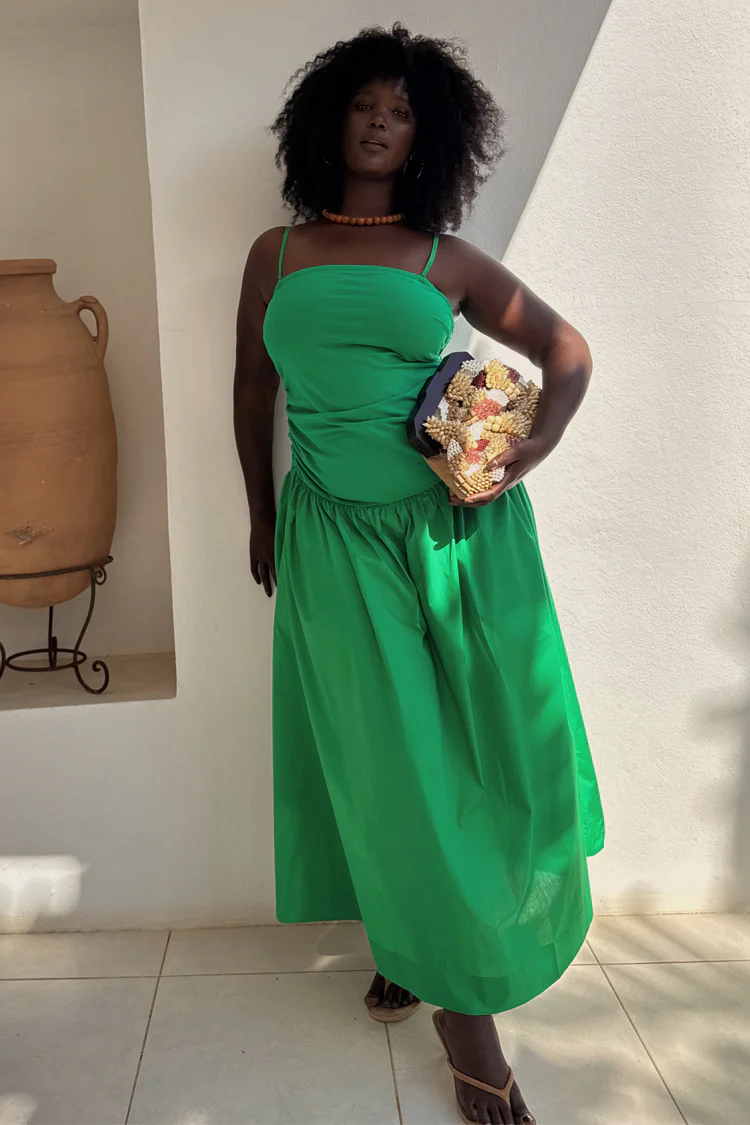 Green Lola Mid-axi Dress - Image 8