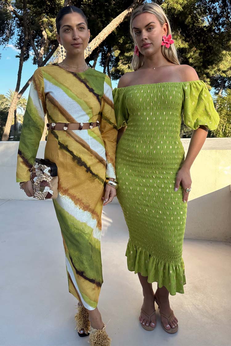 Green Ombre Alba Dress - Image 6