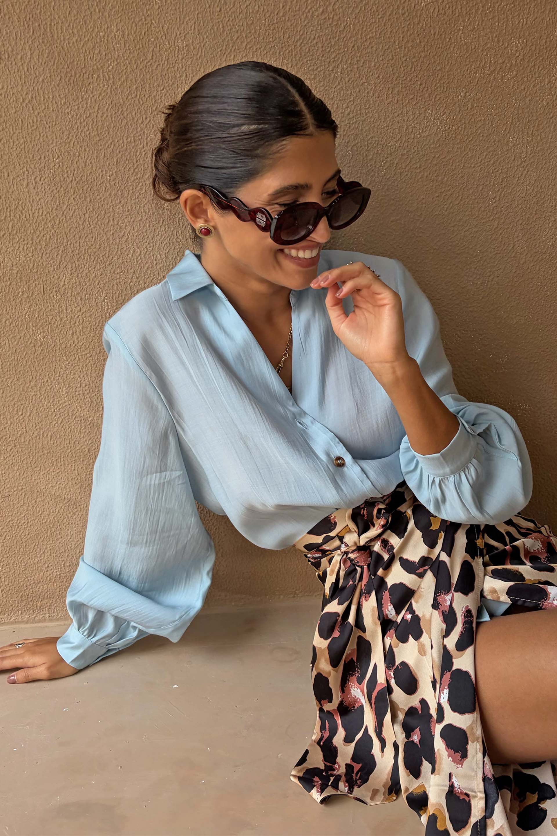 Ice Blue Miley Shirt - Image 6